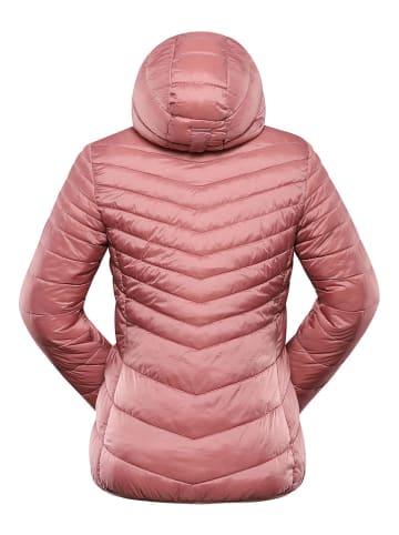 Alpine Pro Omkeerbare doorgestikte jas "Eroma" lichtroze/rood