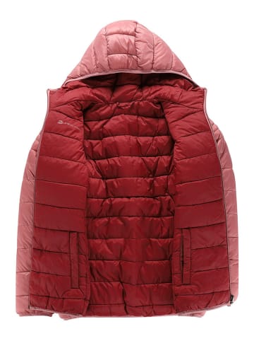 Alpine Pro Omkeerbare doorgestikte jas "Eroma" lichtroze/rood