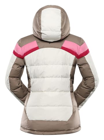 Alpine Pro Ski-/snowboardjas "Ferera" crème/meerkleurig