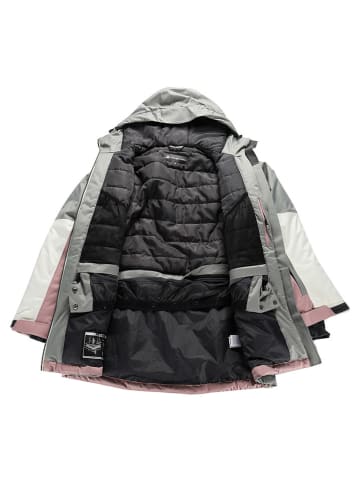 Alpine Pro Ski-/ Snowboardjacke "Garga" in Grau/ Rosa