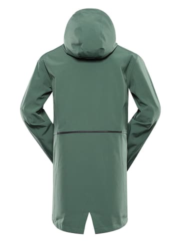 Alpine Pro Płaszcz przeciwdeszczowy "Setij" w kolorze zielonym
