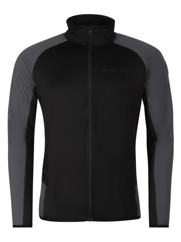 Alpine Pro Fleecejacke "Vorn" in Schwarz/ Grau