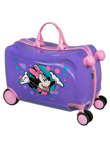 Disney Minnie Mouse Walizka "Myszka Minnie" w kolorze fioletowym - 47,5 x 32 x 23 cm