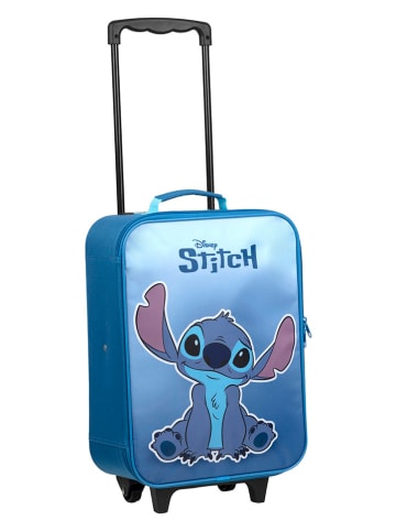 Lilo & Stitch Softcase-Trolley "Lilo & Stitch" in Blau - (B)32 x (H)46 x (T)16 cm