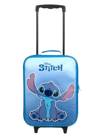 Lilo & Stitch Softcase-Trolley "Lilo & Stitch" in Blau - (B)32 x (H)46 x (T)16 cm