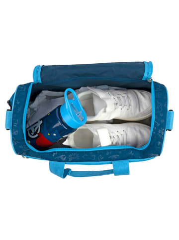 Avengers Sporttas "Avengers" blauw - (B)35 x (H)23 x (D)16 cm