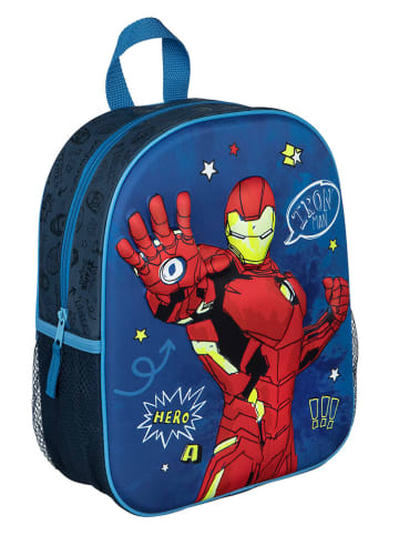 Avengers Rugzak "Avengers" blauw/rood - (B)27 x (H)33 x (D)10 cm