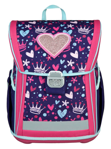 Undercover 4tlg. Schulranzen-Set "Heart" in Lila/ Pink