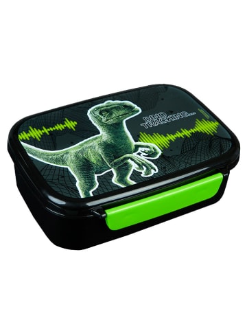 Jurassic World Broodtrommel "Jurassic World" zwart/groen - (B)18 x (H)13,5 x (D)6 cm