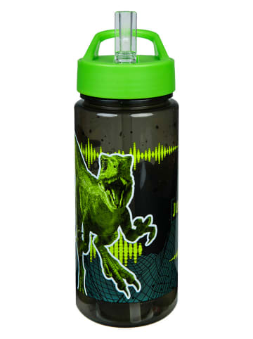 Jurassic World Trinkflasche "Aero Jurassic World" in Schwarz/ Grün - 500 ml