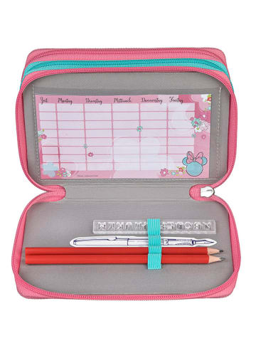 Disney Minnie Mouse Gevoerde etui "Minnie Mouse" lichtroze - (B)20 x (H)13 x (D)7,5 cm