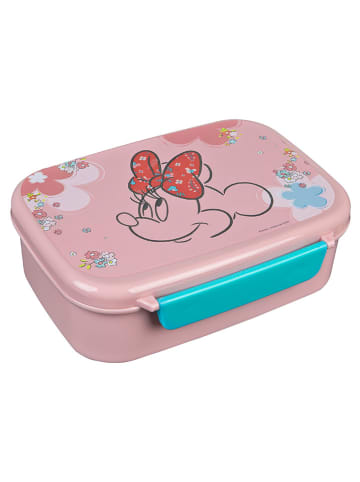 Disney Minnie Mouse Śniadaniówka "Myszka Minnie" w kolorze jasnoróżowym - 18 x 13,5 x 6 cm