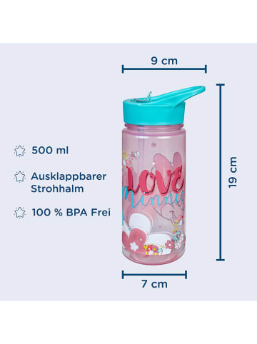 Disney Minnie Mouse Trinkflasche "Aero Minnie Mouse" in Rosa - 500 ml