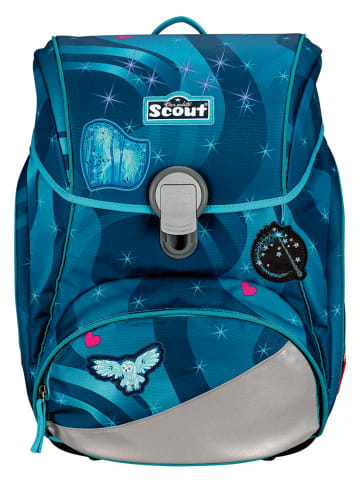 Scout 4tlg. Schulranzen-Set "Alpha Set LED - Heaven" in Blau