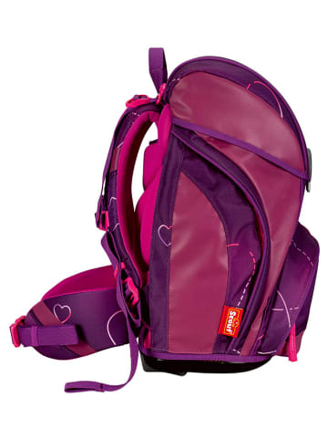 Scout 4-delige schooltasset "Alpha Set Superflash - Lovely" roze/paars