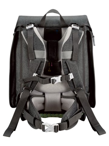 DerDieDas 5tlg. Schulranzen-Set " ErgoFlex Max - My World" in Anthrazit