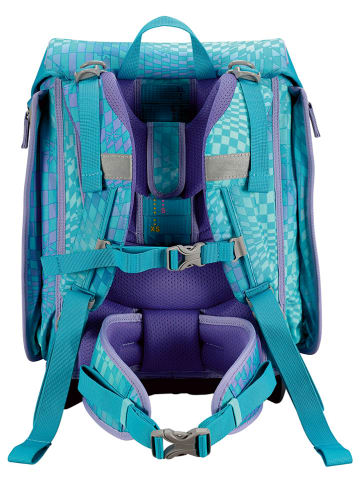 DerDieDas 5tlg. Schulranzen-Set " ErgoFlex Max - Activ" in Hellblau