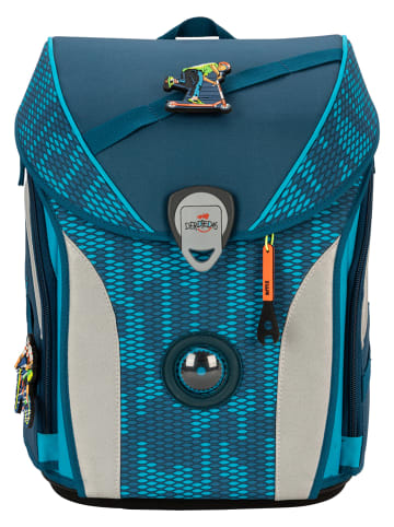 DerDieDas 6tlg. Schulranzen-Set "Trendsport in Blau