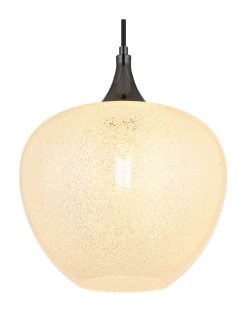 Globo lighting Hanglamp "Maxy" zilverkleurig/zwart - Ø 29 cm