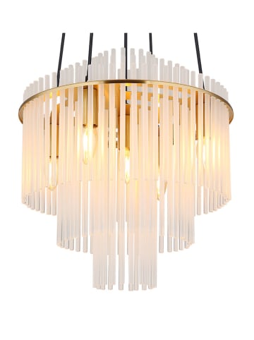 Globo lighting Hängeleuchte "Gorley" in Gold - Ø 40 cm