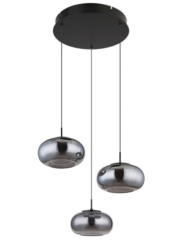 Globo lighting Ledhanglamp "Quintara" zwart - Ø 49 cm