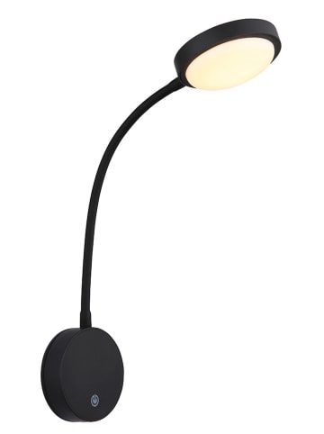 Globo lighting Ledwandlamp "Pegasi" zwart - (B)10 x (H)45 cm