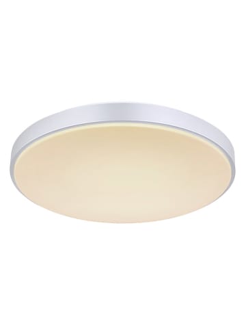 Globo lighting LED-Deckenleuchte "Sonny" in Silber/ Weiß - (H)6 x Ø 41 cm
