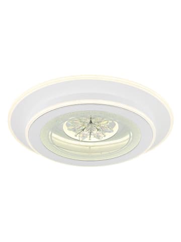 Globo lighting LED-Deckenleuchte "Bluma" in Weiß - (H)6,5 x Ø 46 cm 