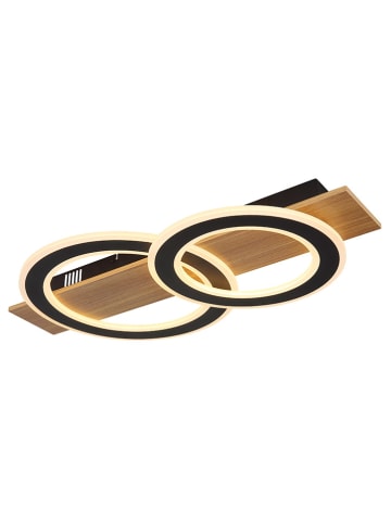 Globo lighting LED-Deckenleuchte "Jayden" in Hellbraun - (B)63 x (H)7 x (T)35 cm