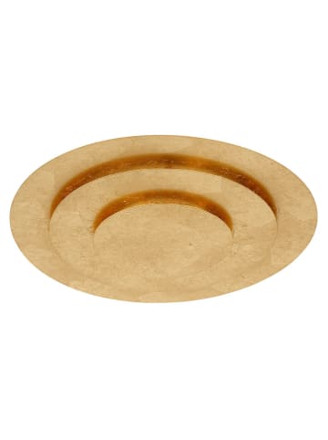 Globo lighting LED-Deckenleuchte "Heda" in Gold - (H)4,7 x Ø 35 cm