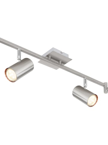 Globo lighting Deckenleuchte "Robby" in Silber - (B)180 x (H)18,5 x (T)10 cm