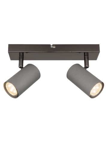 Globo lighting Deckenleuchte "Robby" in Schwarz/ Grau - (B)26 x (H)12 x (T)10 cm