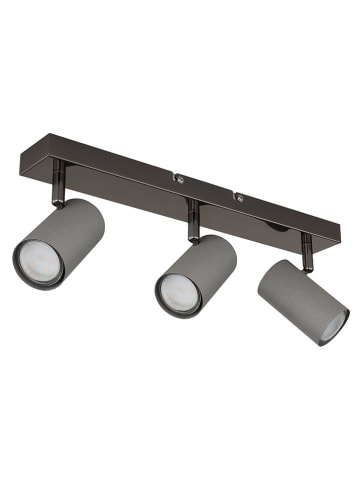 Globo lighting Deckenleuchte "Robby" in Schwarz/ Grau - (B)41 x (H)12 x (T)10 cm