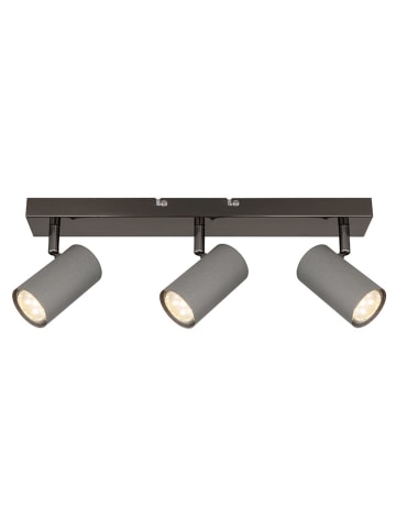 Globo lighting Deckenleuchte "Robby" in Schwarz/ Grau - (B)41 x (H)12 x (T)10 cm