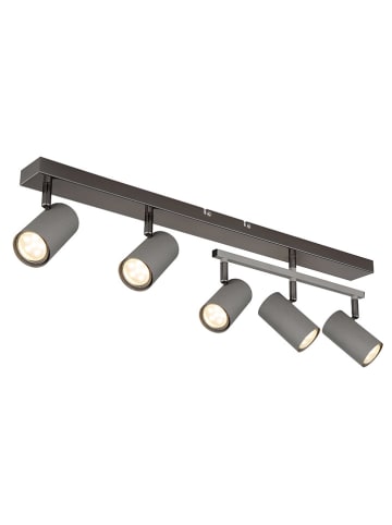 Globo lighting Deckenleuchte "Robby" in Schwarz/ Grau - (B)70 x (H)17 x (T)35 cm