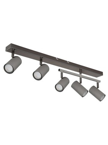 Globo lighting Deckenleuchte "Robby" in Schwarz/ Grau - (B)70 x (H)17 x (T)35 cm