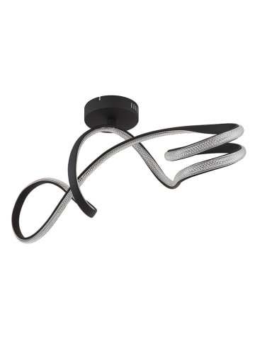Globo lighting LED-Deckenleuchte "Swirl" in Schwarz - (B)90,8 x (H)33 x (T)28 cm