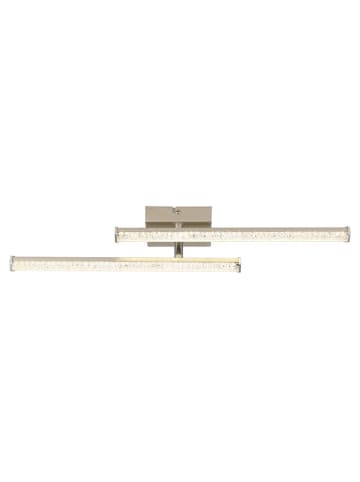 Globo lighting Ledplafonnière "Kirina" zilverkleurig - (B)50 x (H)8,4 x (D)7 cm