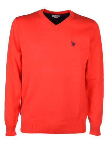 U.S. Polo Assn. Sweter w kolorze czerwonym