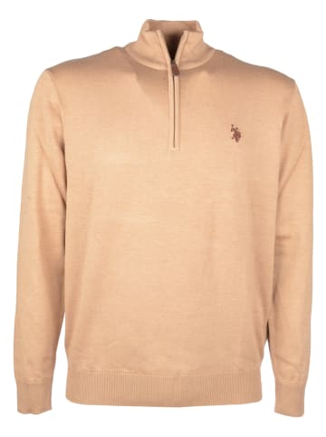 U.S. Polo Assn. Sweter w kolorze beżowym