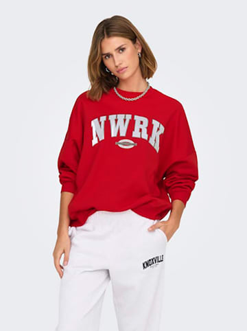 ONLY Sweatshirt in Rot