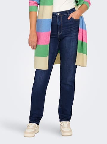 ONLY Carmakoma Jeans - Regular Fit - in Dunkelblau