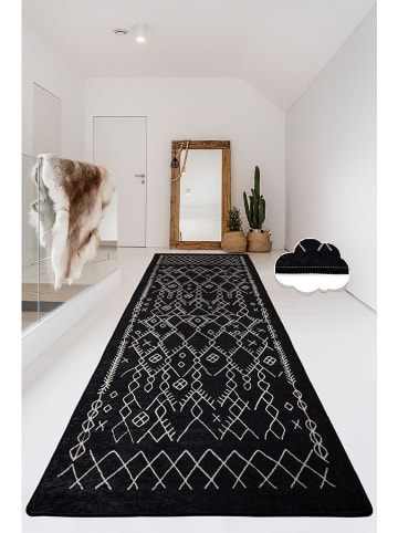 Conceptum Hypnose Kurzflor-Teppich ''Chart'' in Schwarz/ Weiß