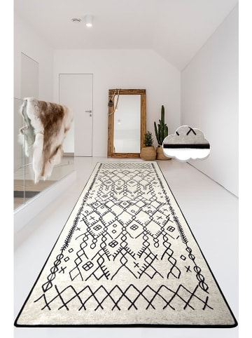 Conceptum Hypnose Kurzflor-Teppich ''Chart'' in Creme/ Schwarz
