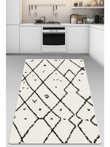 Conceptum Hypnose Kurzflor-Teppich ''Dalmata'' in Creme/ Schwarz