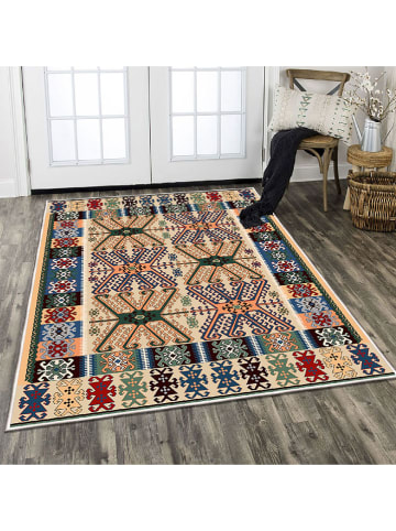 Conceptum Hypnose Kurzflor-Teppich ''Els2052'' in Bunt
