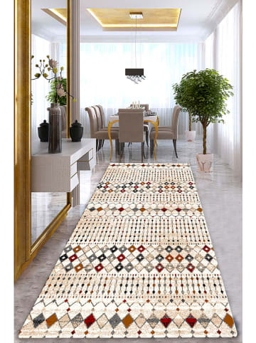 Conceptum Hypnose Kurzflor-Teppich '''' in Creme/ Bunt