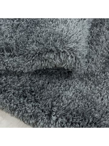 Conceptum Hypnose Hochflor-Teppich ''Fluffy 3500'' in Grau
