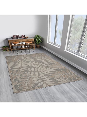 Conceptum Hypnose Baumwoll-Teppich ''Woopamuk185'' in Beige/ Grau