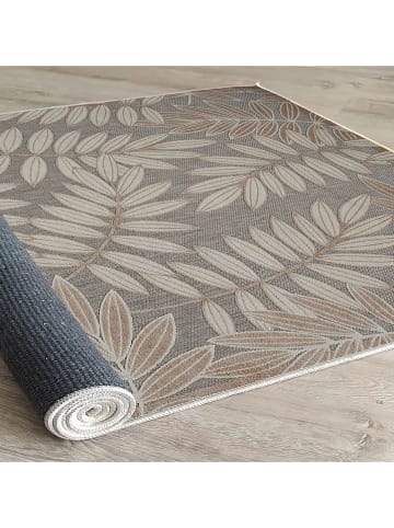 Conceptum Hypnose Baumwoll-Teppich ''Woopamuk185'' in Beige/ Grau
